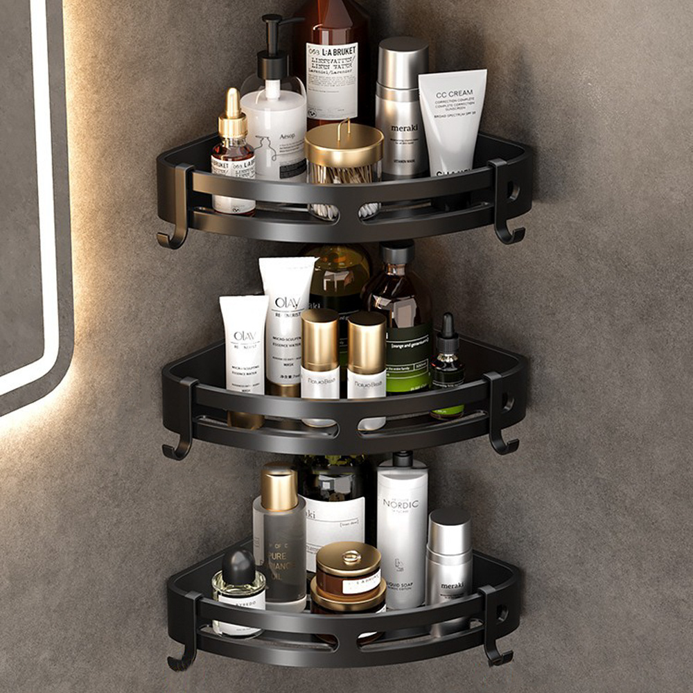 욕실 공간을 깔끔하게! 무타공 욕실선반으로 간편 정리하기