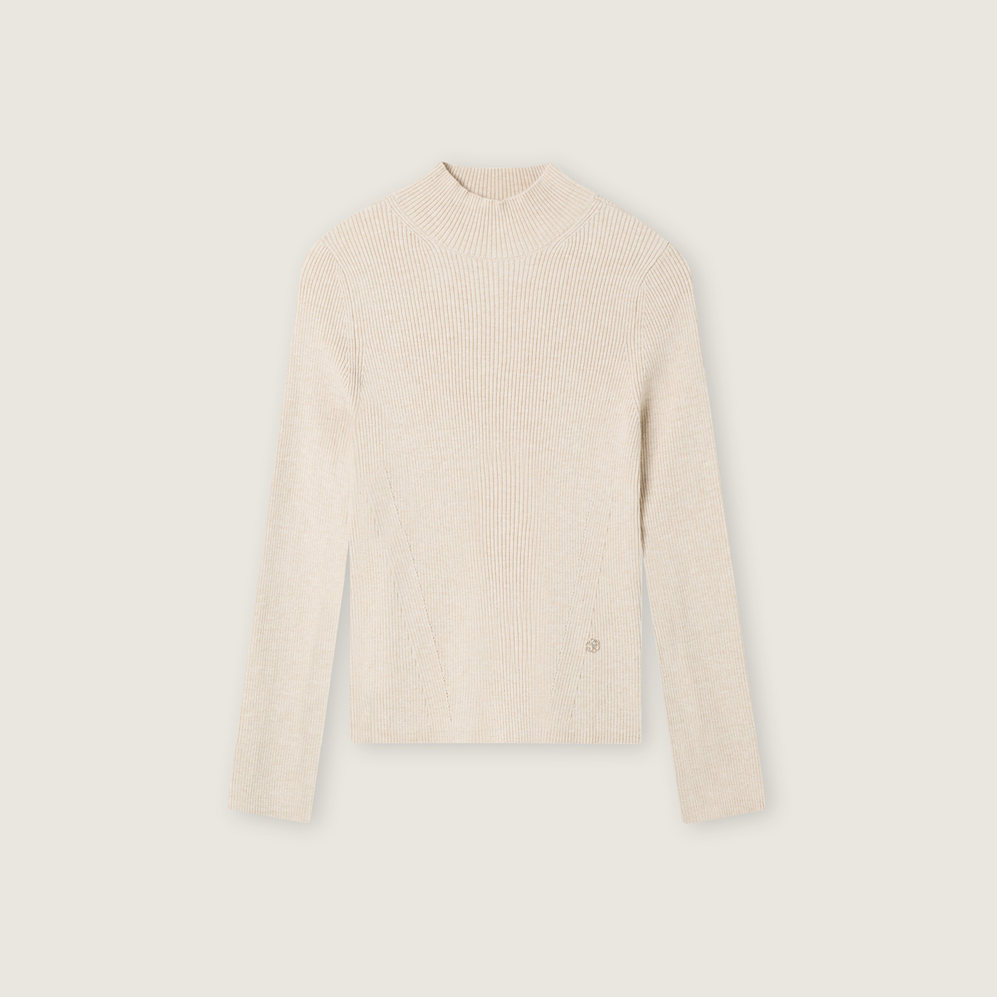 로엠 올데이 반넥 골지 스웨터 RMKAF4TR02