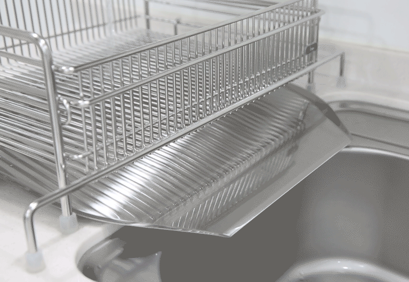 주방 정리의 필수템! 깔끔하게 물빠짐 되는 2단 식기건조대 추천