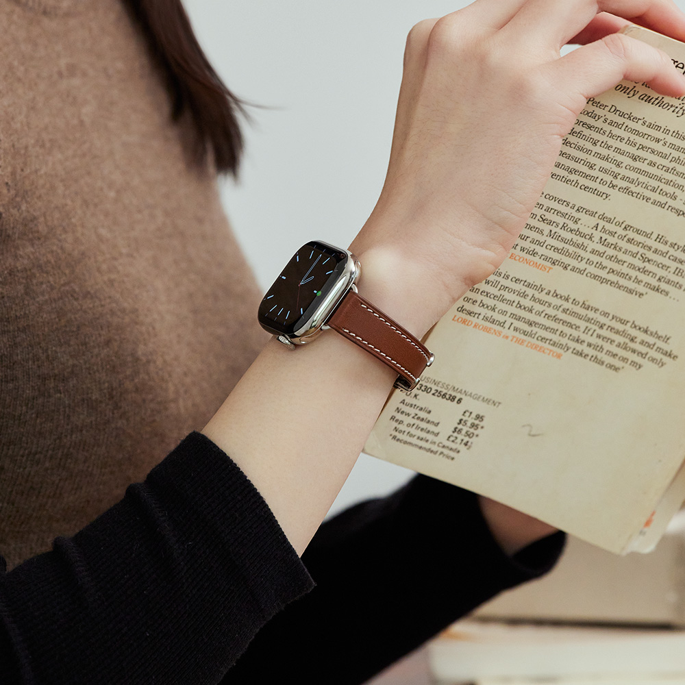 애플워치에 딱 맞는 가죽 슬림 스트랩, 쉽게 교체하는 방법 알려드릴게요!