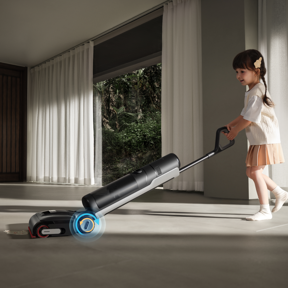가볍고 강력한 무선 물걸레청소기, 집안 청소가 훨씬 쉬워져요!