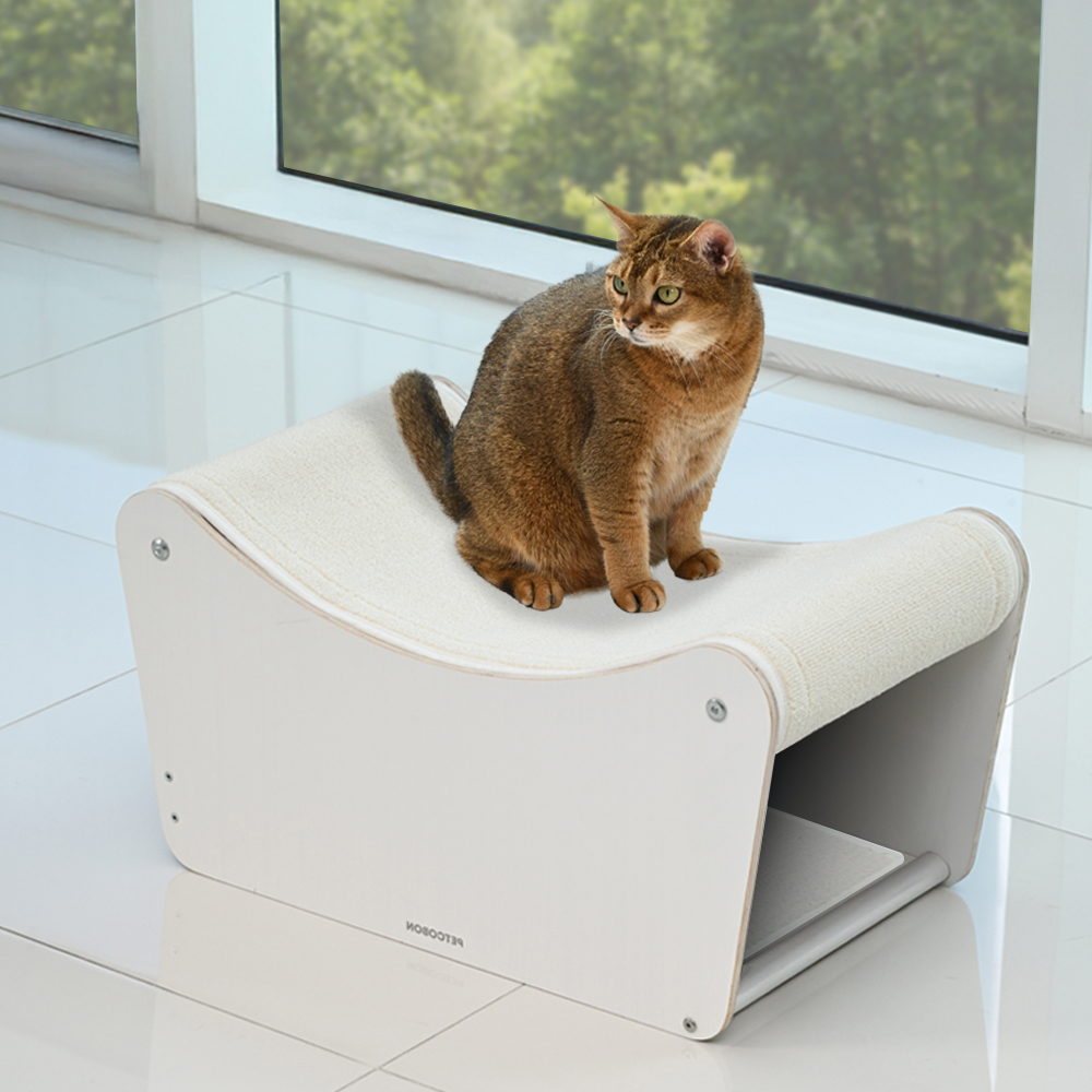 펫코본 고양이 스크래쳐 숨숨집 원목 카페트 교체형 소파
