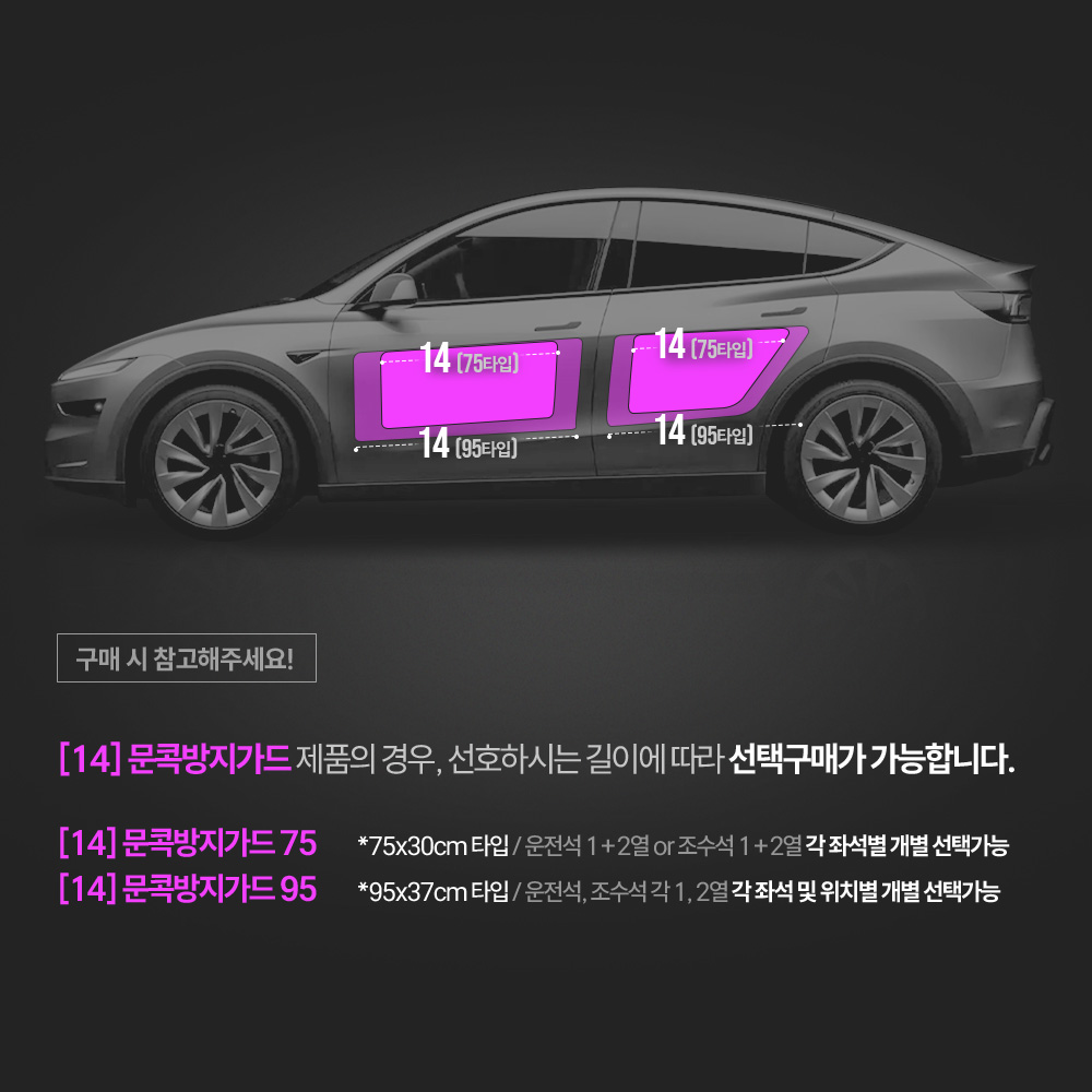 저스트쉴드 테슬라 모델Y 주니퍼 PPF필름 헤드라이트 데일라이트 부분구매