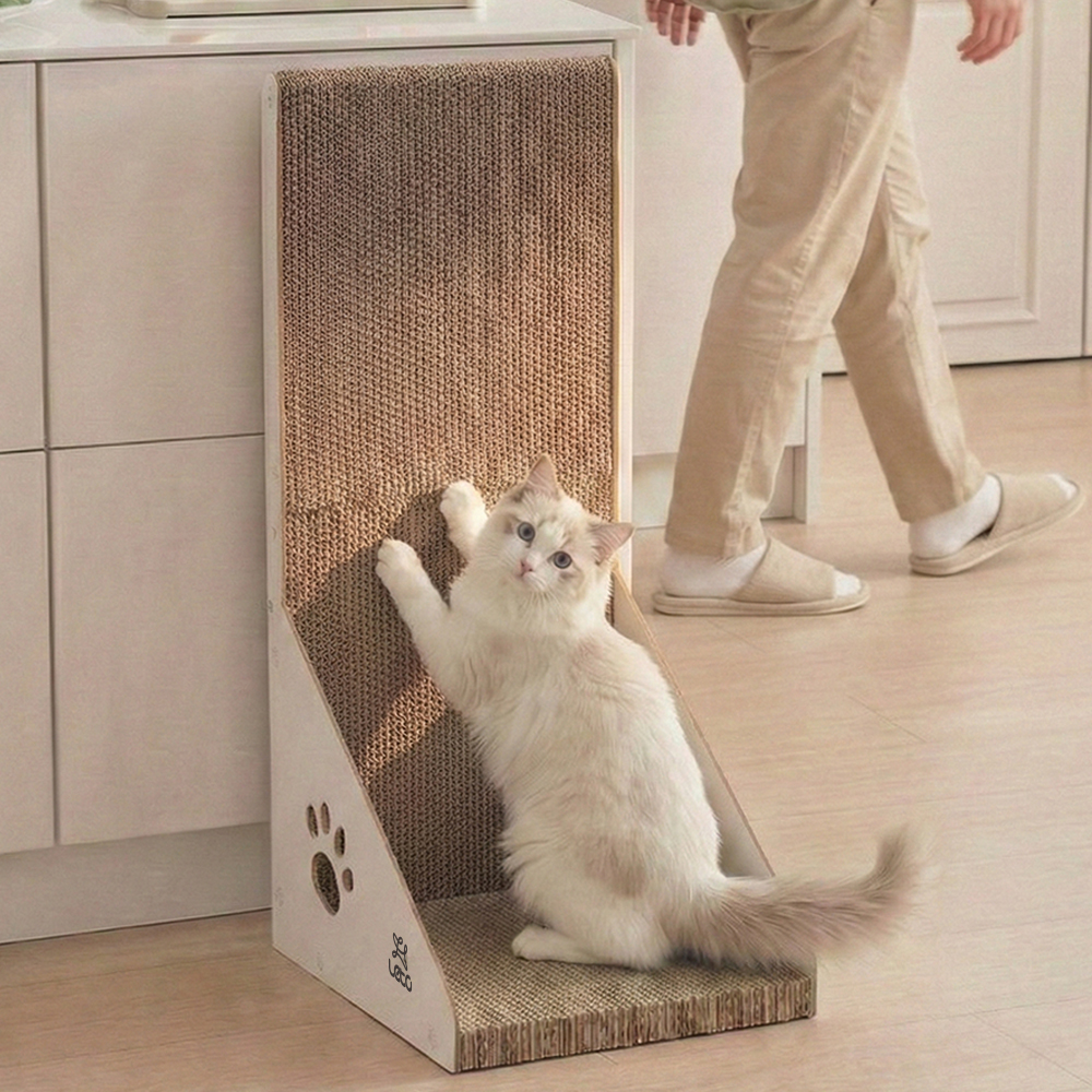 레토 원목 고양이 수직 스크래쳐 대형 90cm