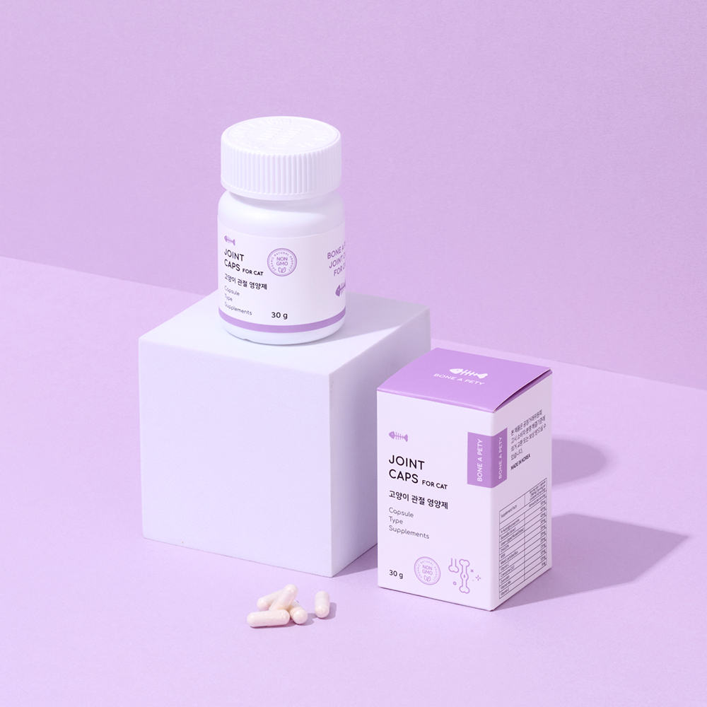 본아페티 조인트캡스포캣 고양이 관절 영양제 60캡슐, 1개