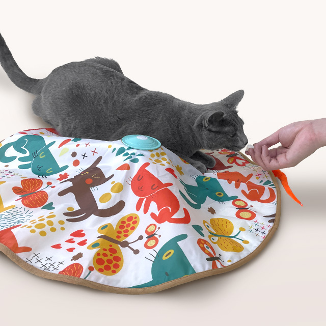 리스펫 고양이 장난감 움직이는 자동 멀티 꼬리잡기[3세대 리뉴얼]