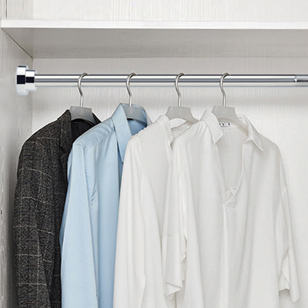 [단독] 무타공마켓 스텐 샤워커튼봉 화장실 욕실 A(40-55cm)