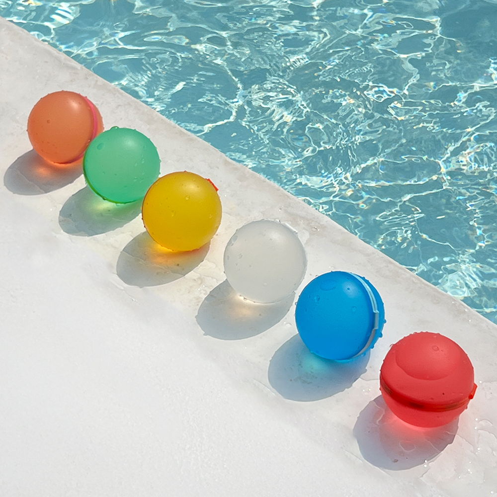 플레이맥스 실리콘 자석 물풍선 워터볼 6종 세트