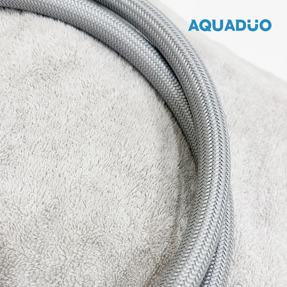 [N배송] 아쿠아듀오 필터샤워기 샤워기헤드 SF-580 + PP 세디먼트필터 4개입 + 퓨어플렉스 호스 세트