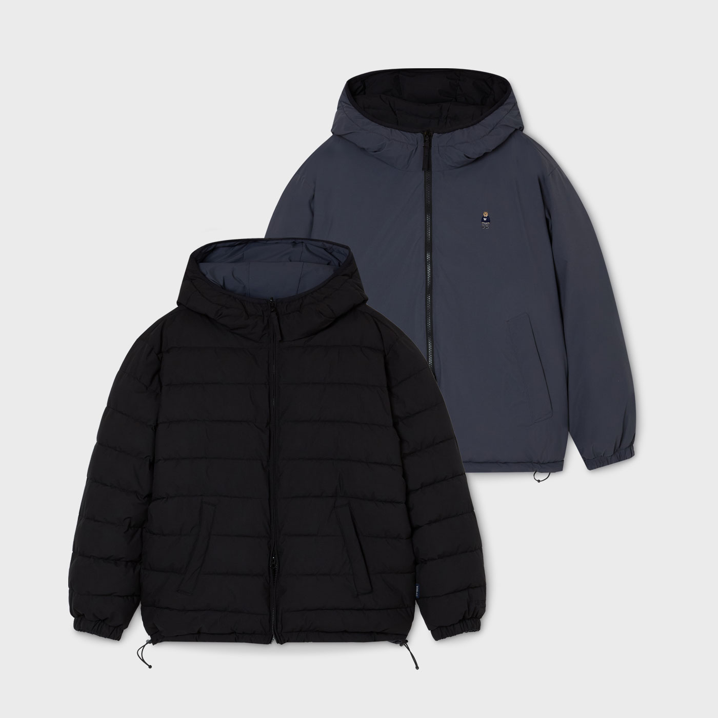 [후아유] 라이트 후디드 리버서블 자켓(공용) / WHJPG1196U