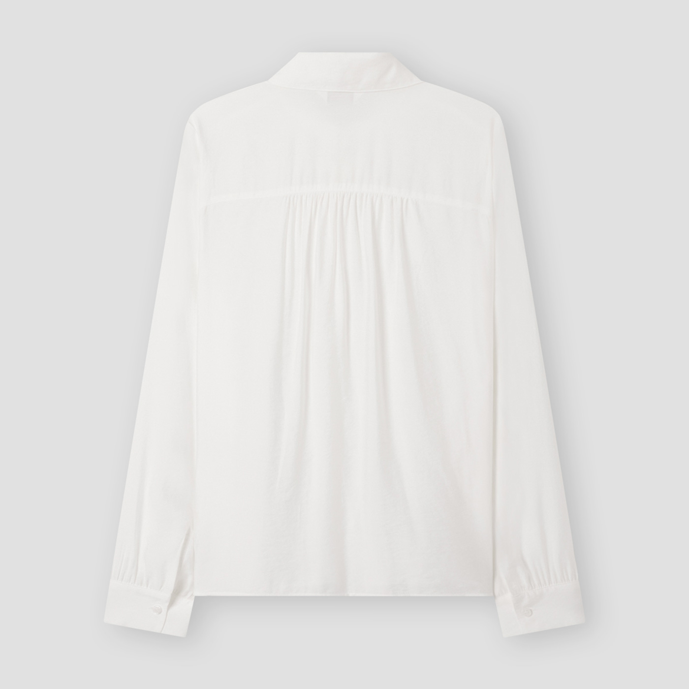 [클라비스] 카라 타이 블라우스_CVBWG1202M