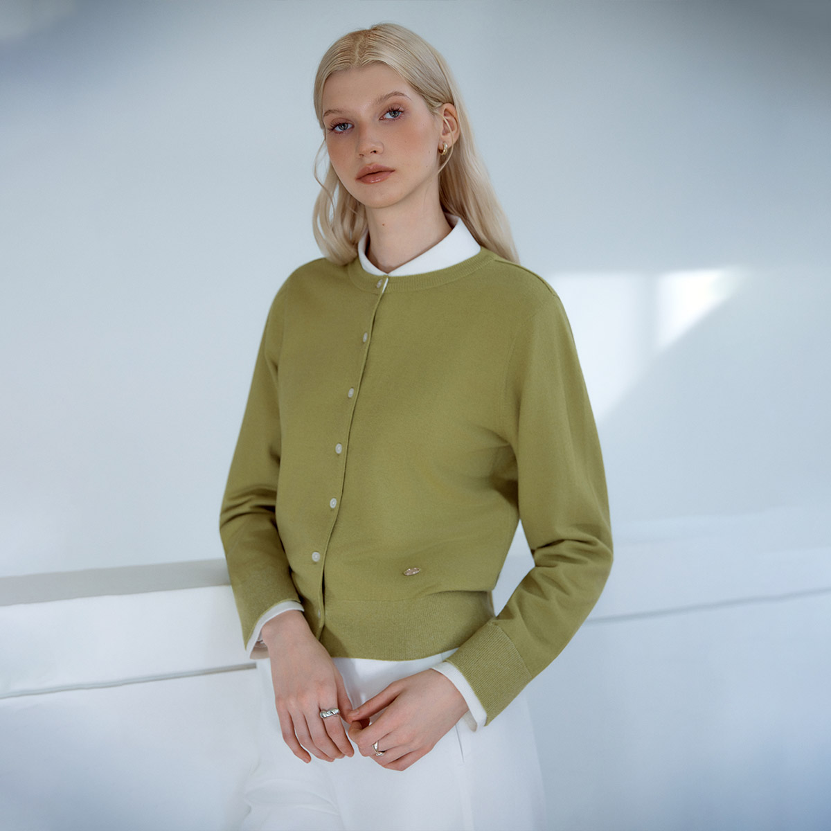 [클라비스][복수구매할인] 26SS 촉감니트 가디건/반팔 풀오버/숄가디건 中 택1