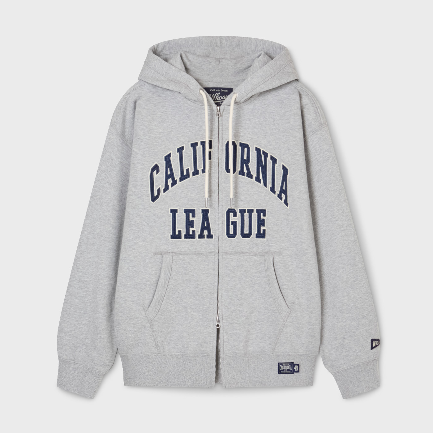 [후아유] 시그니처 패치 후드 집업(공용) / WHMZG1111U