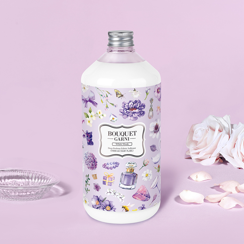 [총 5L] 부케가르니 섬유유연제 1L + 리필형 2L 2개입 대용량 실내건조 향좋은 초고농축