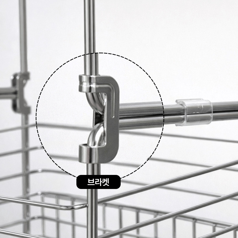 JBJ 비블레스 리비에르 틈새 프리미엄 올스텐 304 이동식 세탁바구니 2단, 1개