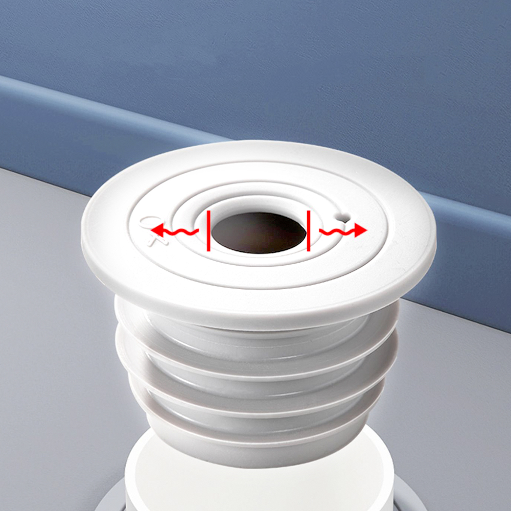 배관 호스 하수구트랩 세탁기 세탁실 베란다 화장실 배수구 냄사차단 덮개 소형 일반형