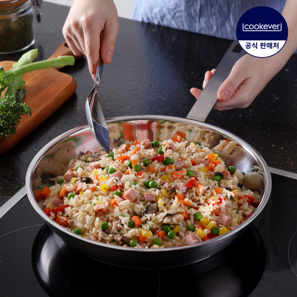 쿡에버 Cook304 인덕션 스텐 프라이팬 20cm / 스텐팬
