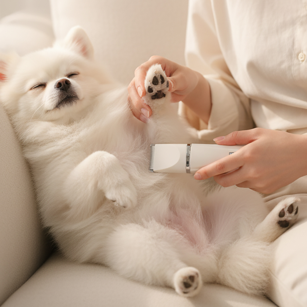 온아워 4in1 미용기 강아지 고양이 바리깡 애견 클리퍼 발바닥 미니 이발기 셀프미용