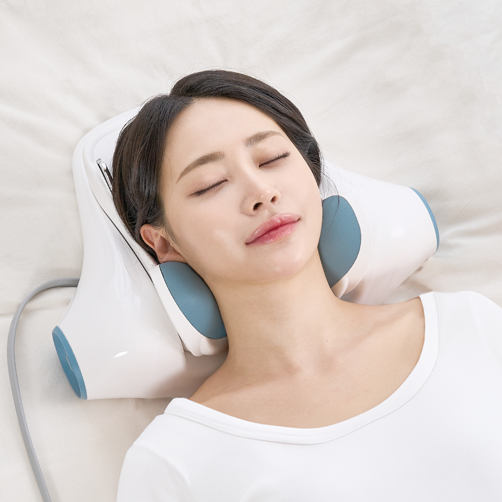 거북목 교정기 및 목견인기 목디스크 치료기 넥필 MDM-3577