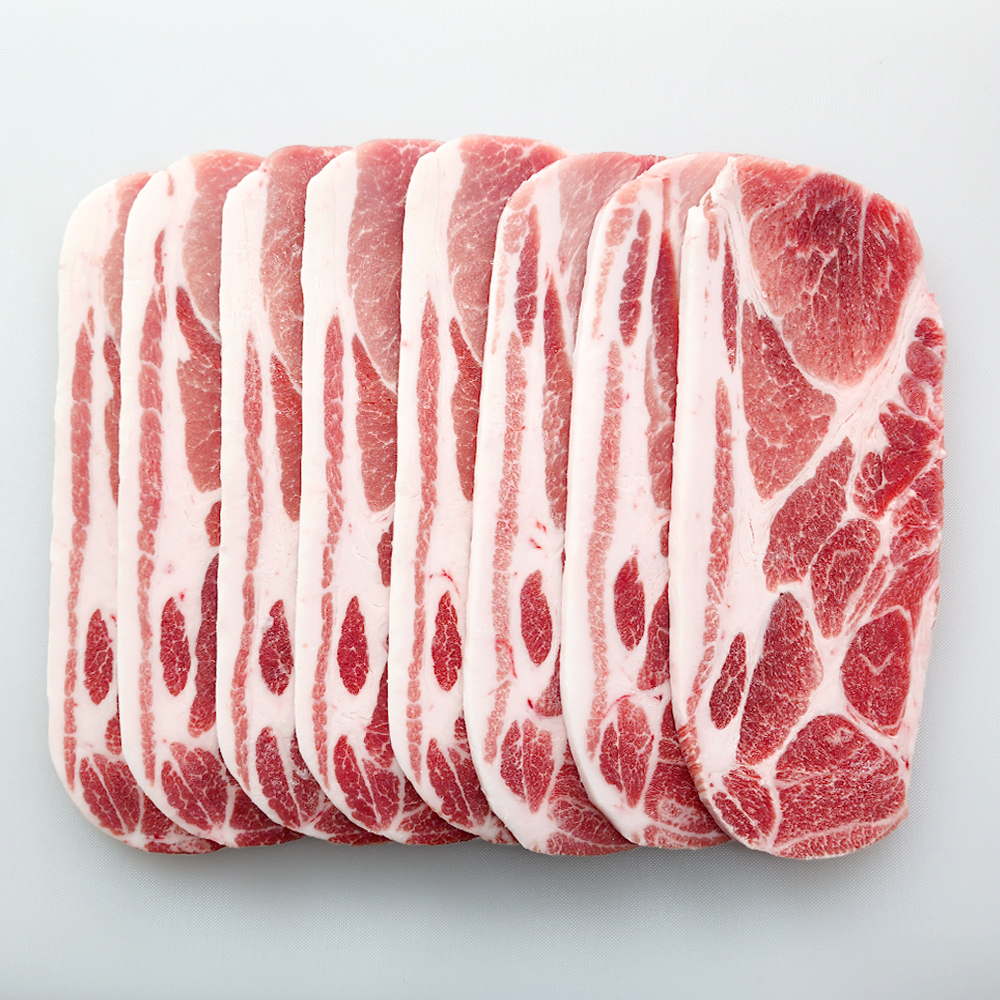 바라던 목살 많은 돼지고기 대용량 목전지 구이 제육 2kg 왕목살 미국산