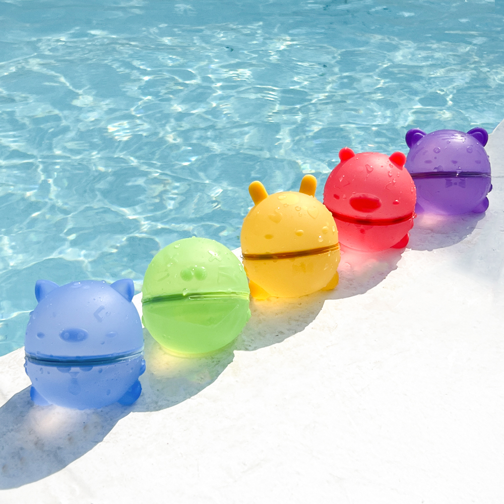 플레이맥스 실리콘 자석 물풍선 워터볼 6종 세트