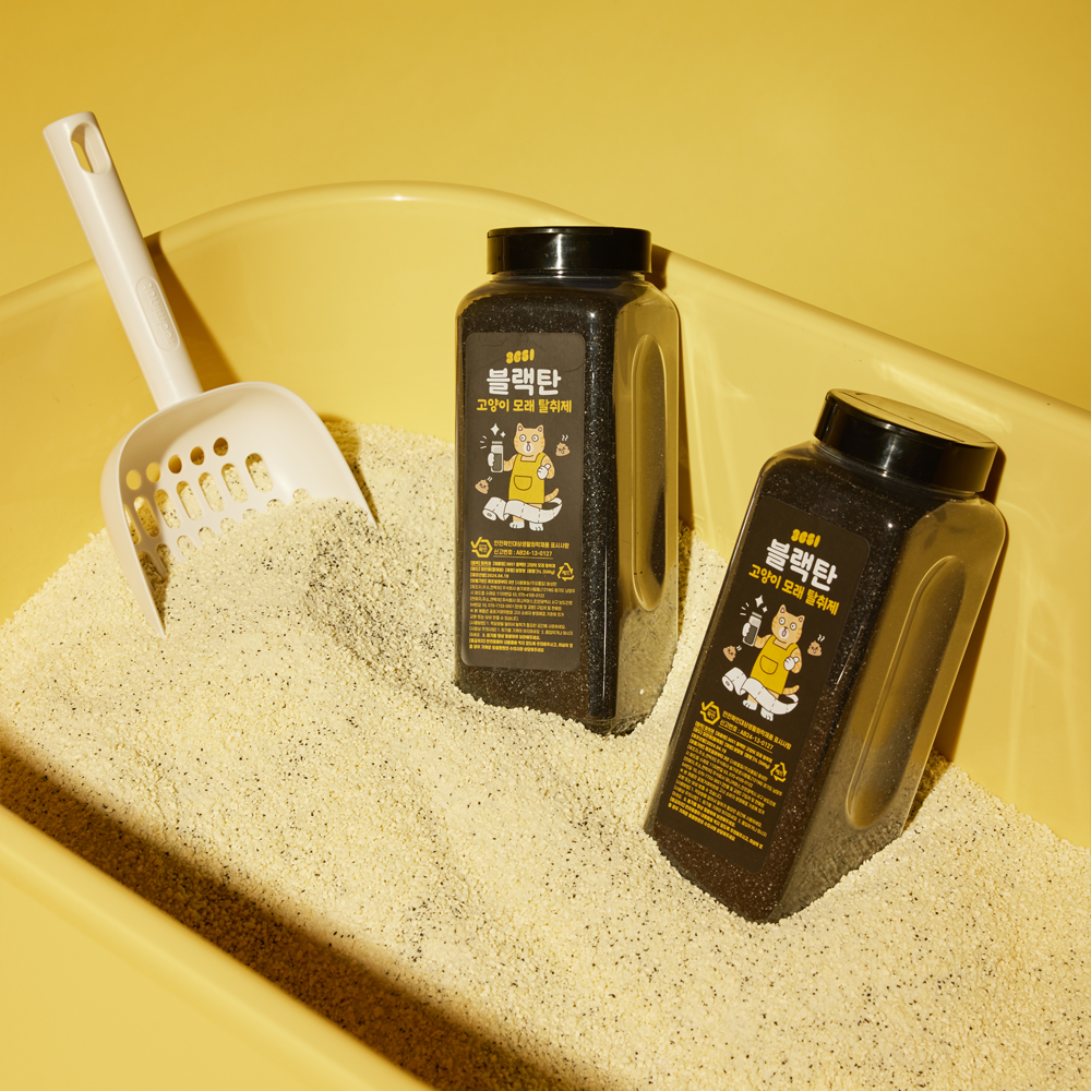 3651 블랙탄 천연 고양이모래 탈취제 화장실 냄새제거 3000ml, 1개