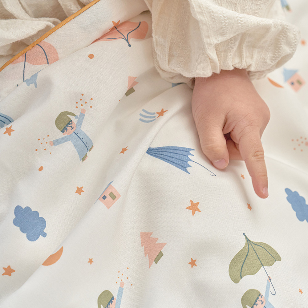 슬립스파 라텍스 아기 어린이집 낮잠이불세트 방수가방 분리형 베이비 거즈 올리