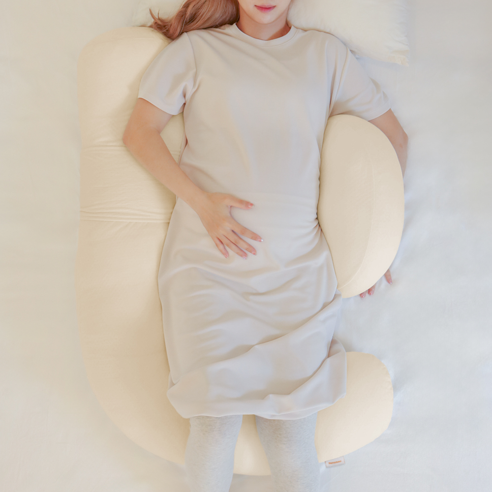 바르맘 임산부 바디필로우 F자 베개 임신 축하 선물