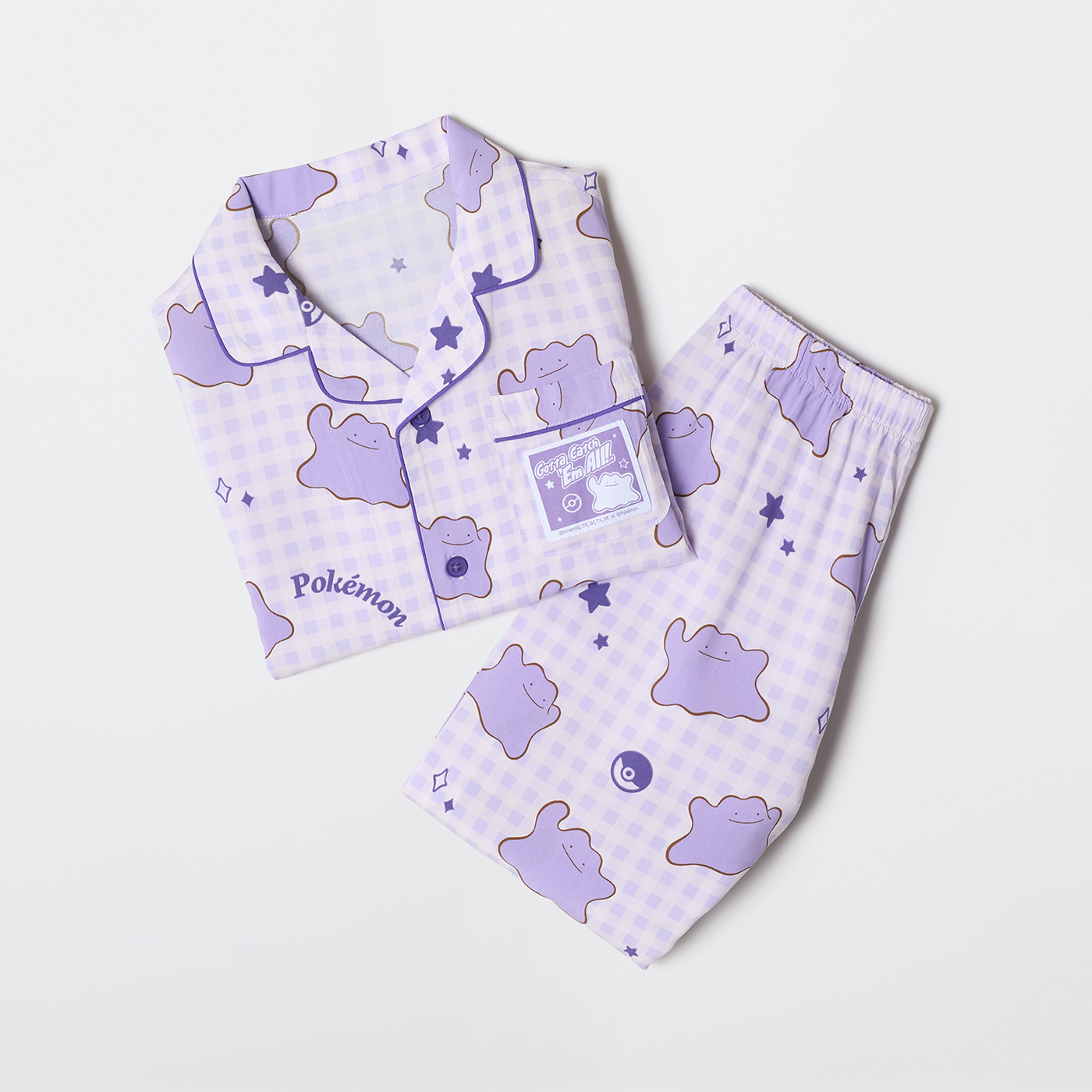 [당일출고][포켓몬] 스파오키즈 체크 긴팔 파자마 잠옷 SPPPG23KU3