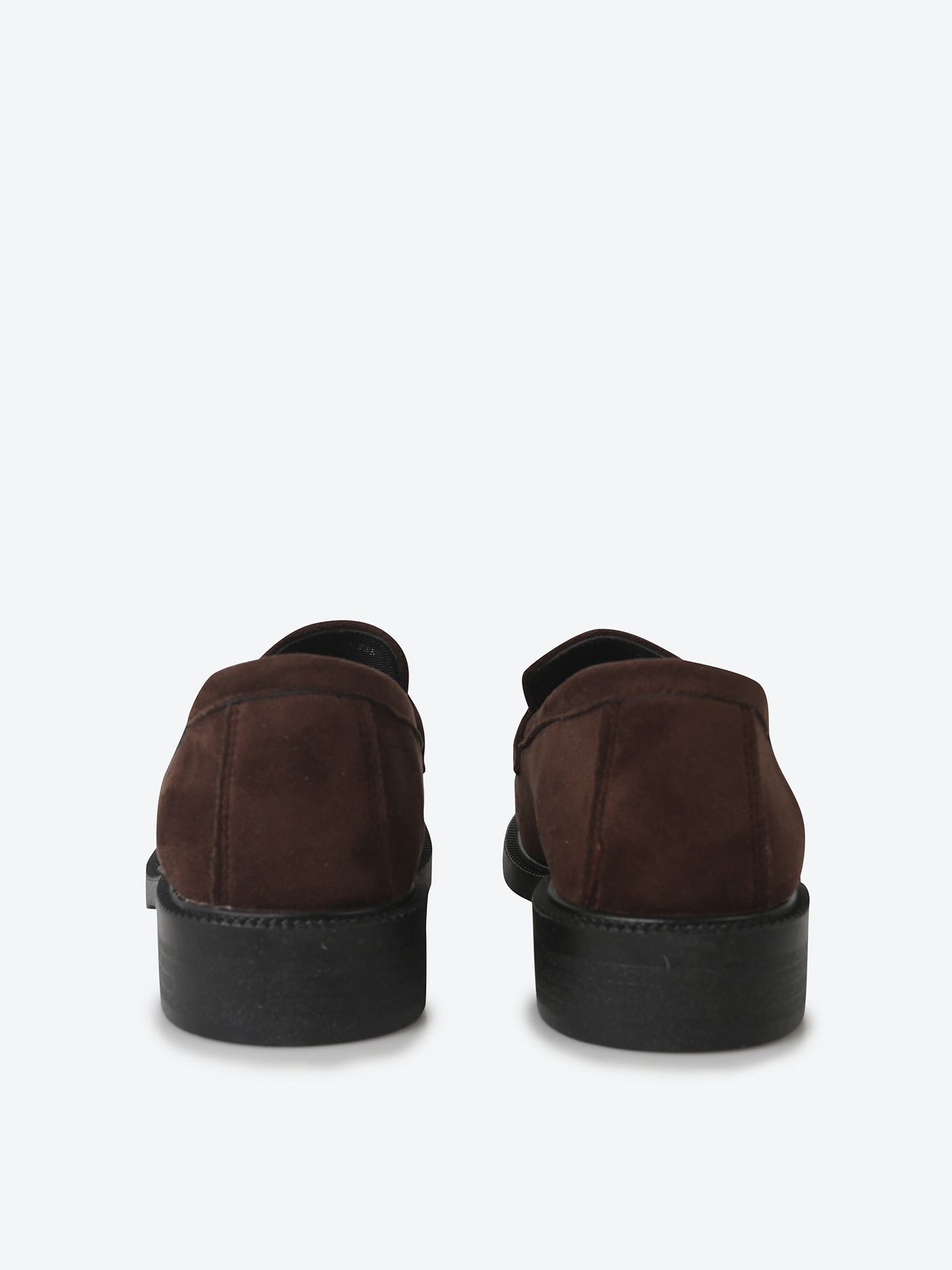 (출근/하객룩 추천) (신세틱 스웨이드) 라운드토 클래식 페니로퍼 3cm HPWWCFF901