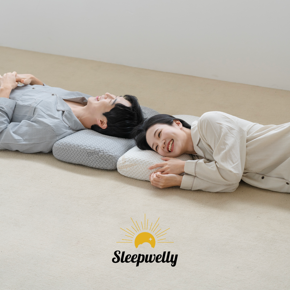 슬립웰리 더블랙 경추베개 목디스크 거북목 일자목 목주름 옆으로자는 깊은잠 라텍스 베개