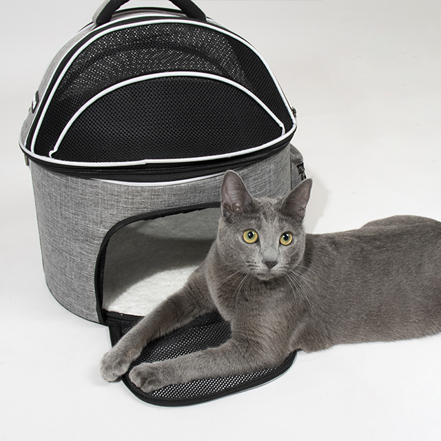리스펫 고양이 숨숨 돔형 이동장 이동가방 켄넬 본품, 단일사이즈