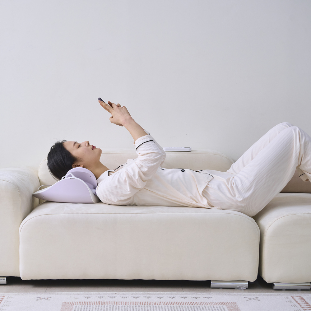 [풀리오본사] [선물SET] 넥풀러 목 어깨 홈케어 (넥커버+지압봉+커버백) + 쇼핑백L