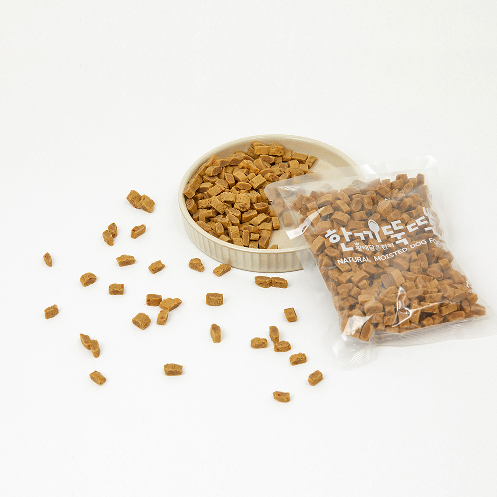 펫토리아 한끼뚝딱 말랑말랑 소프트 강아지 사료 황태+오리, 3kg, 1개