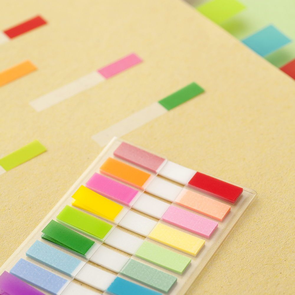 포스트잇 필름 플래그 683-9KN-10 분류용 10팩 900매 9색 알뜰팩