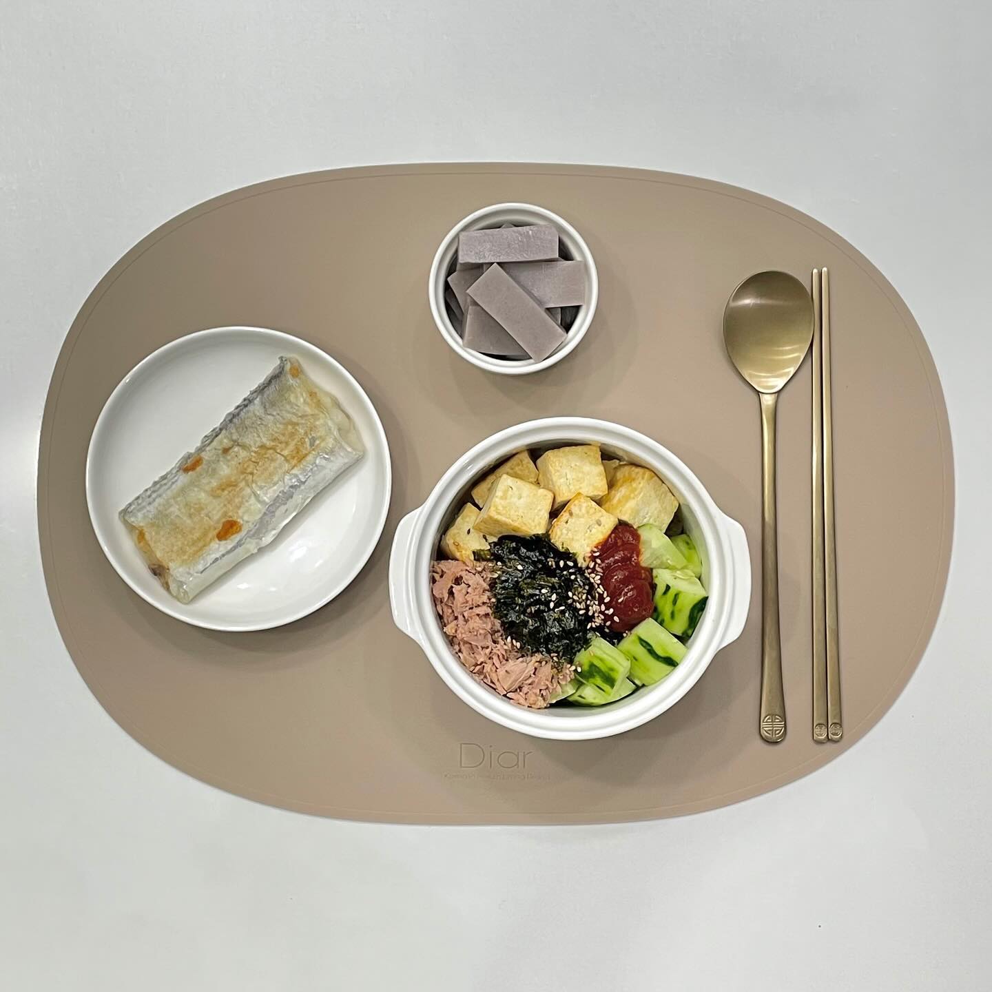 디아르 국내산 플래티넘 실리콘 방수 식탁 테이블 매트 집들이 선물