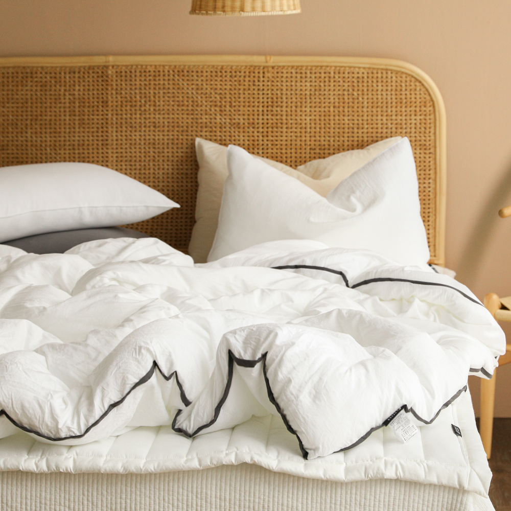 차렵이불 부드러운 카스테라 워싱 사계절용 항균 옥수수솜 침구 SS