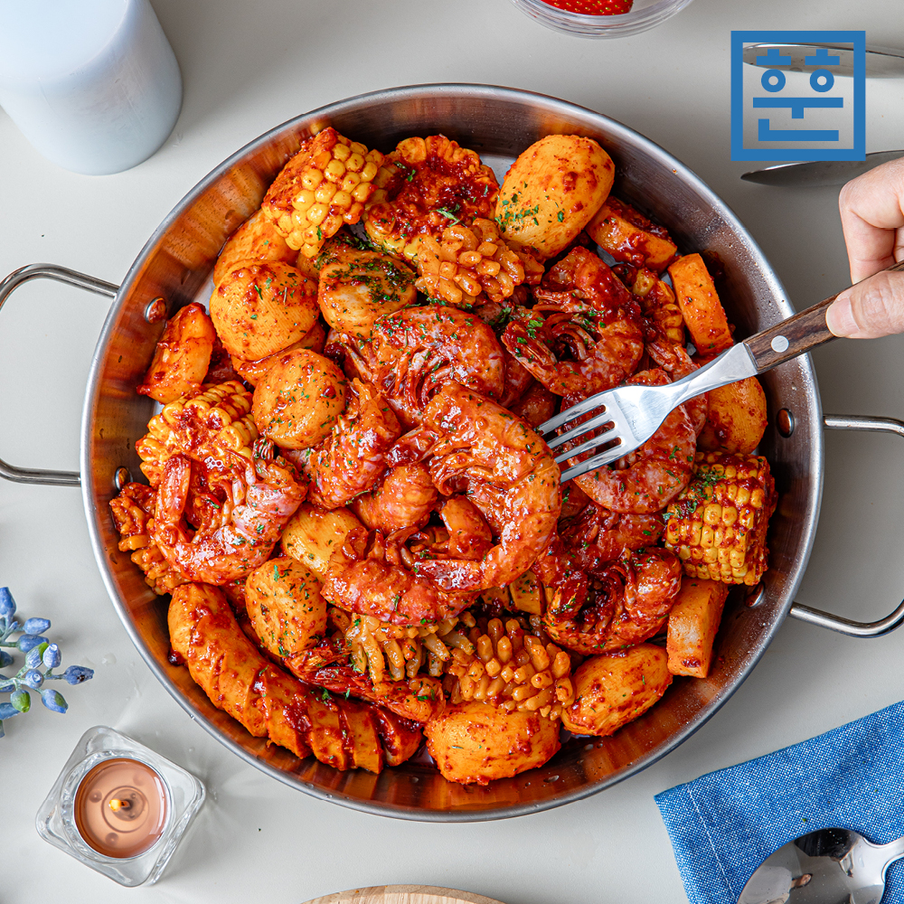 훈훈수산 보일링 씨푸드 쉬림프 밀키트 미국식 해물찜 보일링크랩