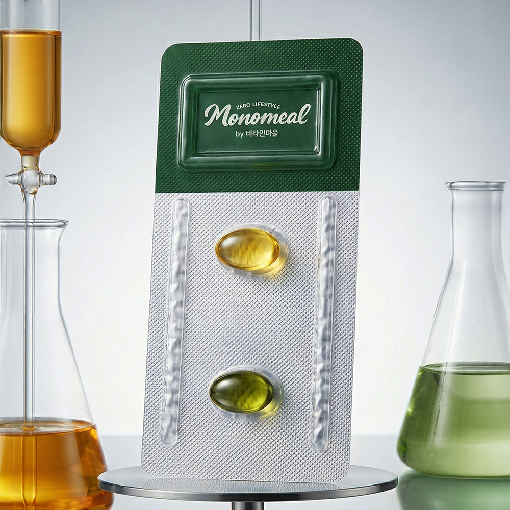 [2개월분] 비타민마을 모노밀 올리브오일 & 대마종자유 2in1 캡슐 30캡슐 30개입, 2개