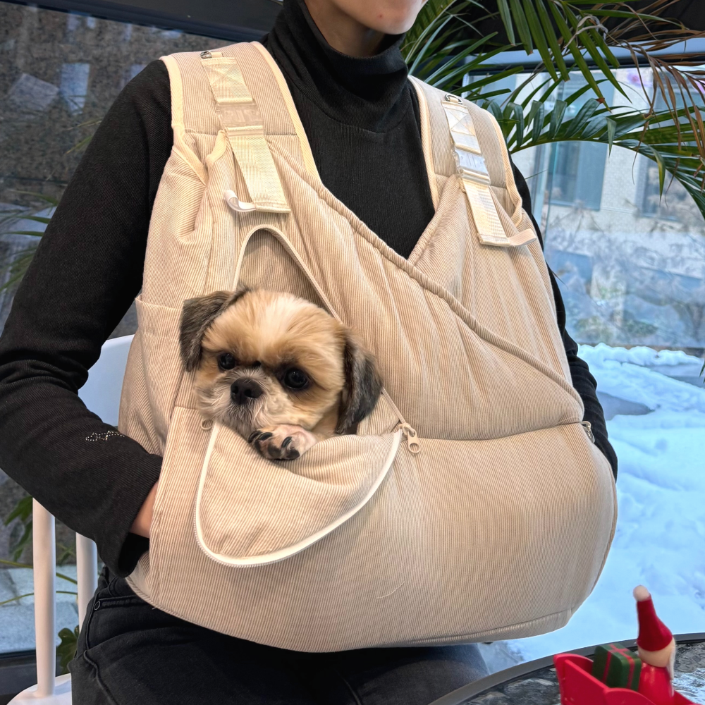 강아지 포대기 이동가방 모드니펫 앞가방 애견 슬링백 산책 백팩 S
