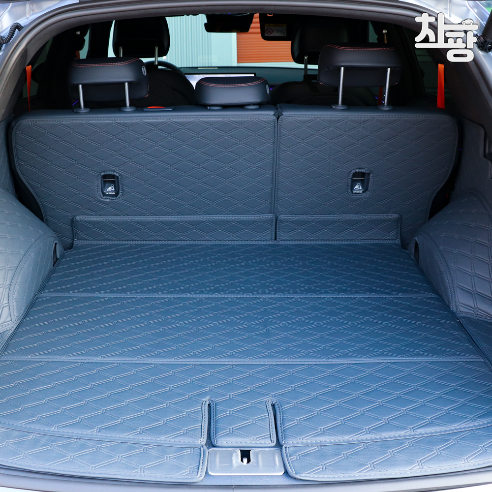 차팡 트렁크매트 쏘렌토 MQ4 SUV 차박매트 풀커버 6인승 페리호환 스피커무 도어LED무