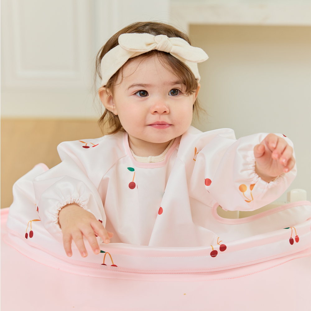 더마더 자기주도이유식 매트 아기 턱받이 트레이키트