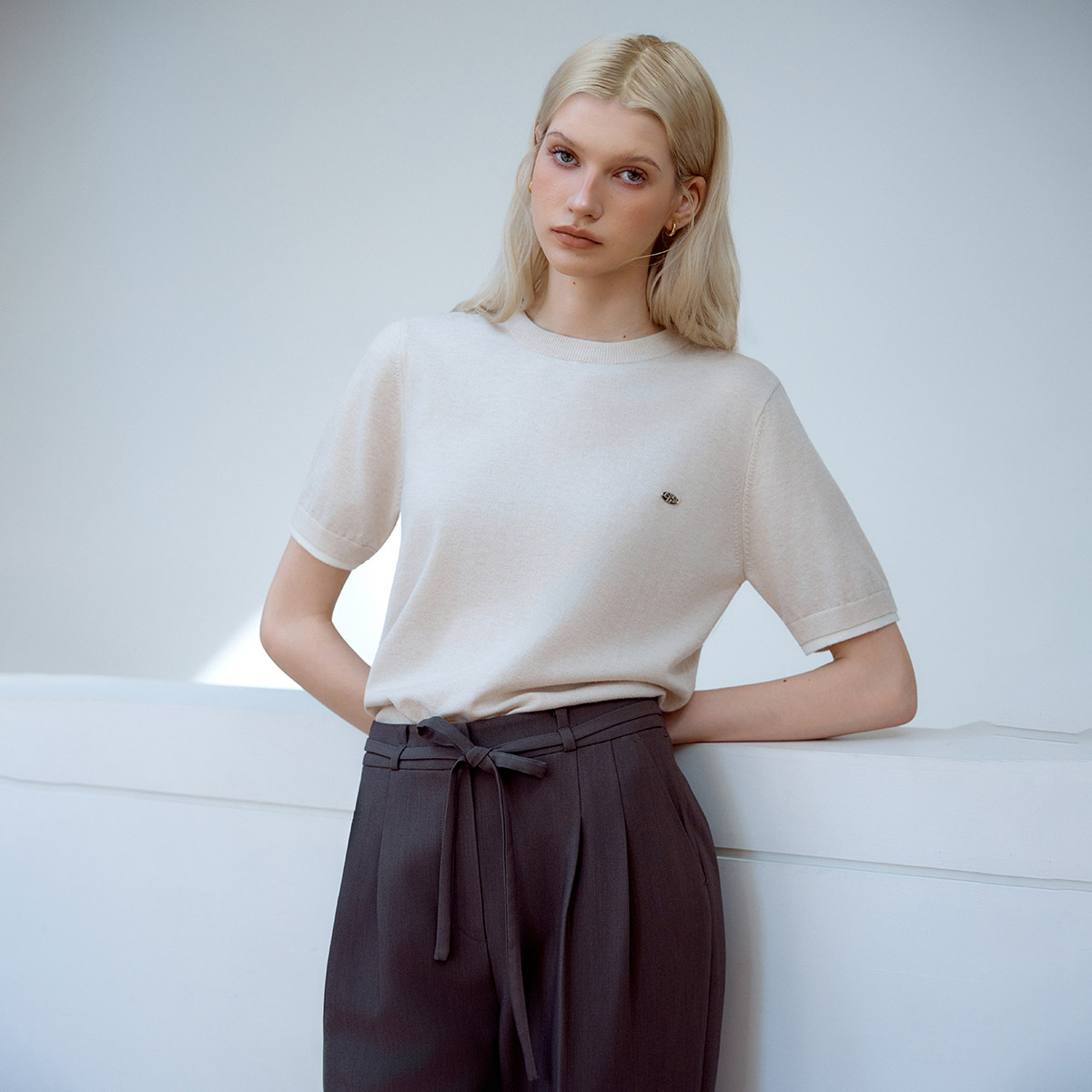 [클라비스][복수구매할인] 26SS 촉감니트 가디건/반팔 풀오버/숄가디건 中 택1