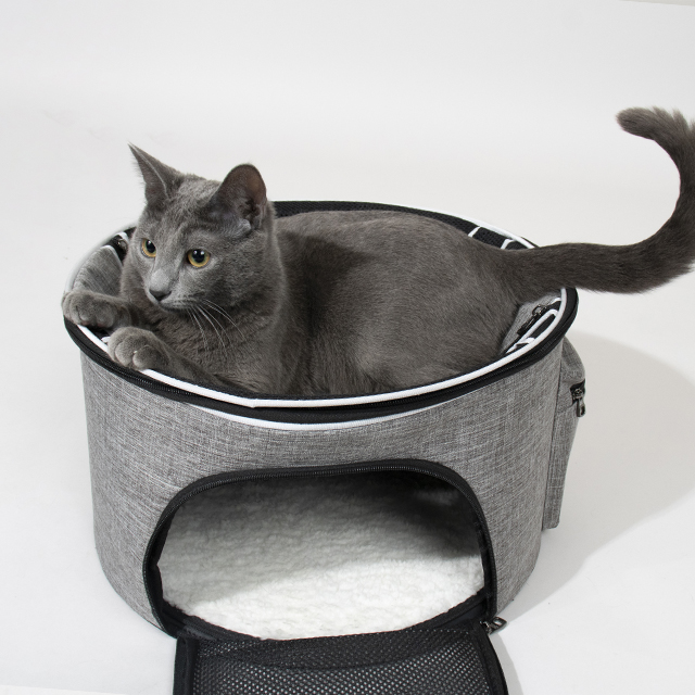 리스펫 고양이 숨숨 돔형 이동장 이동가방 켄넬 본품, 단일사이즈