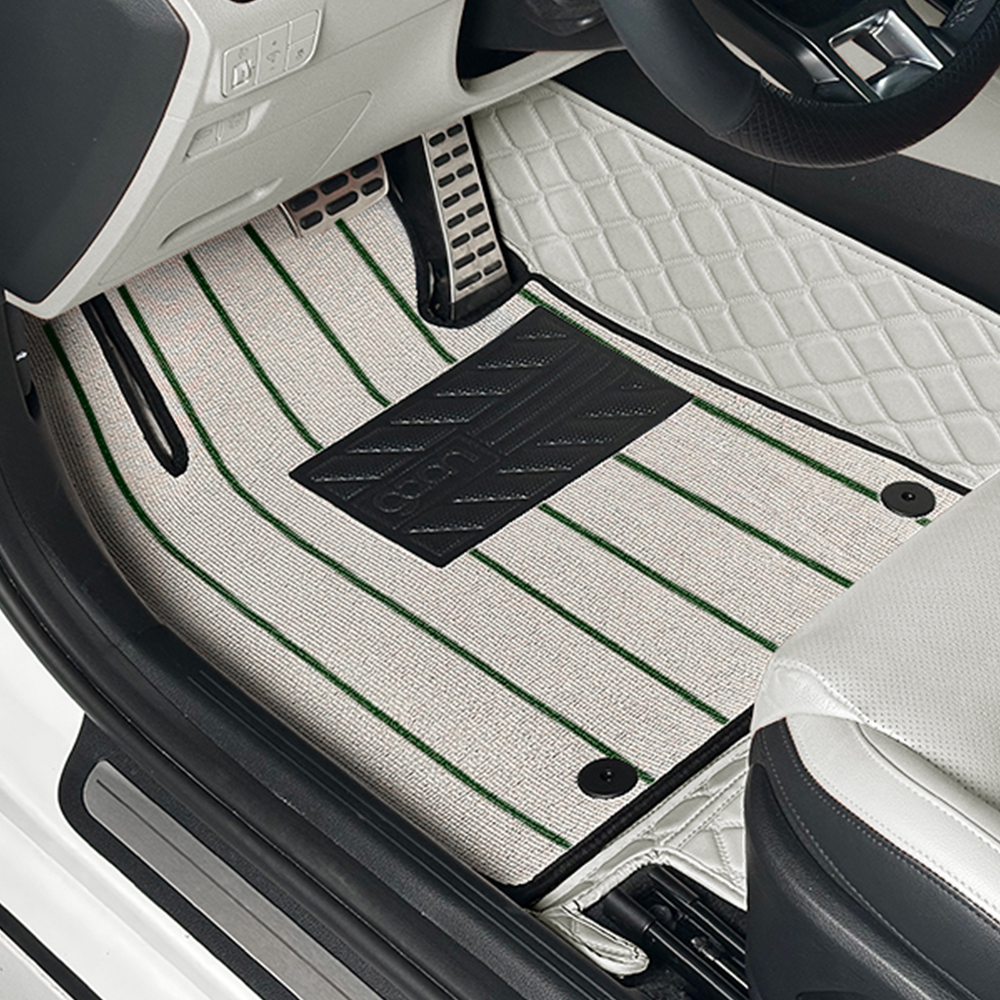 가온 카매트 7D 오니핏 입체 가죽 코일 차량 바닥 발매트 앞좌석