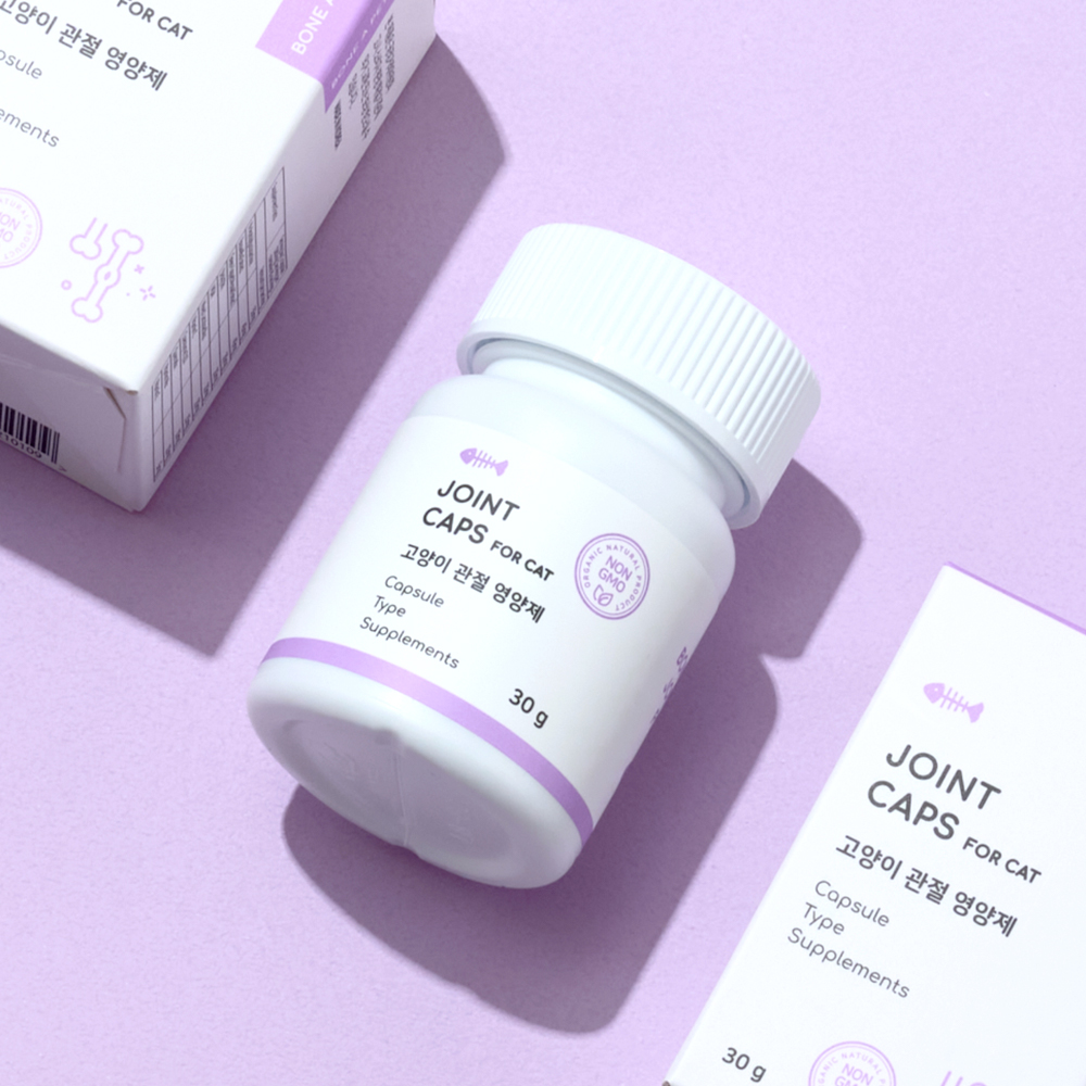 본아페티 조인트캡스포캣 고양이 관절 영양제 60캡슐, 1개