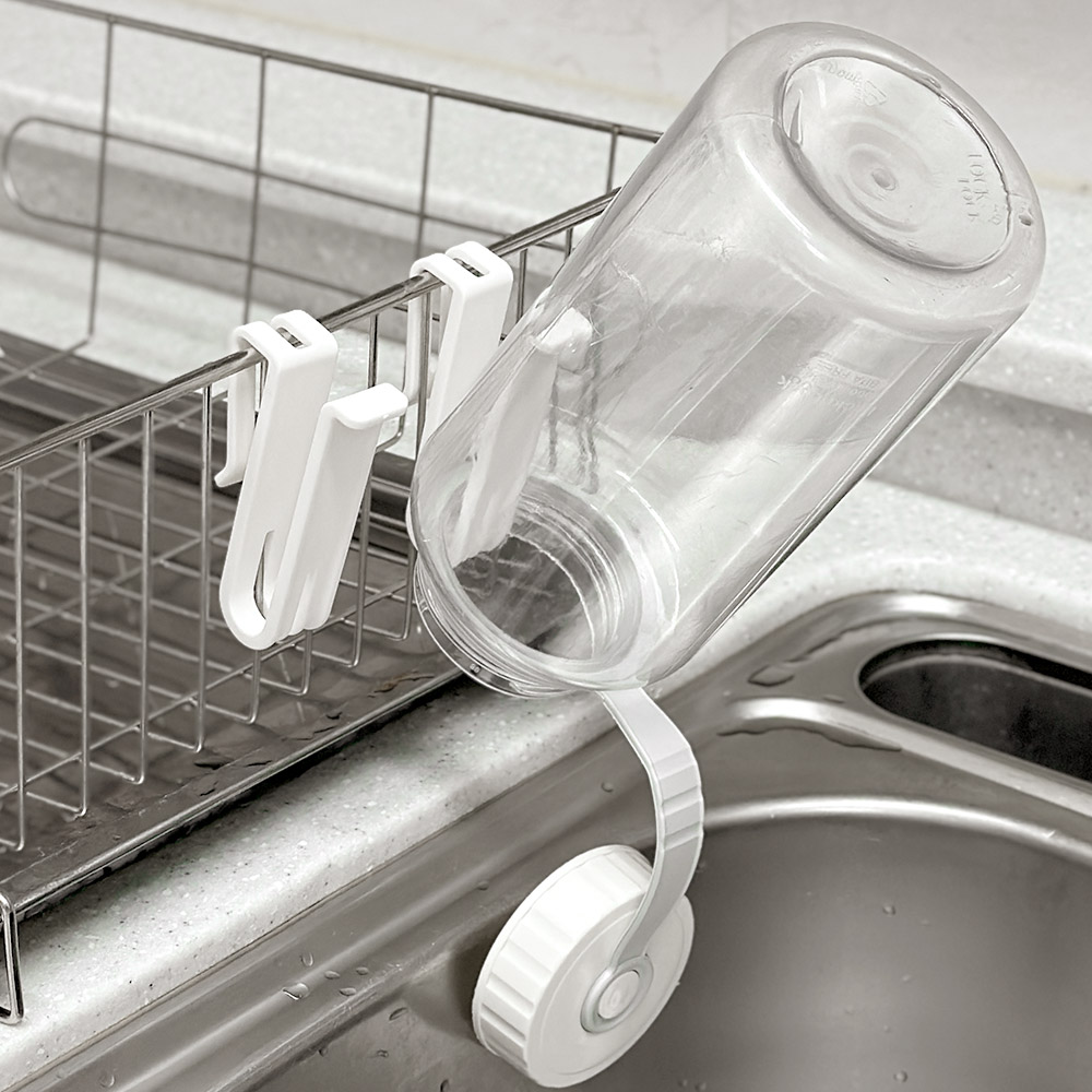 [단독]텀블러 건조클립 식기건조대 후크 2P+2P (총4P)