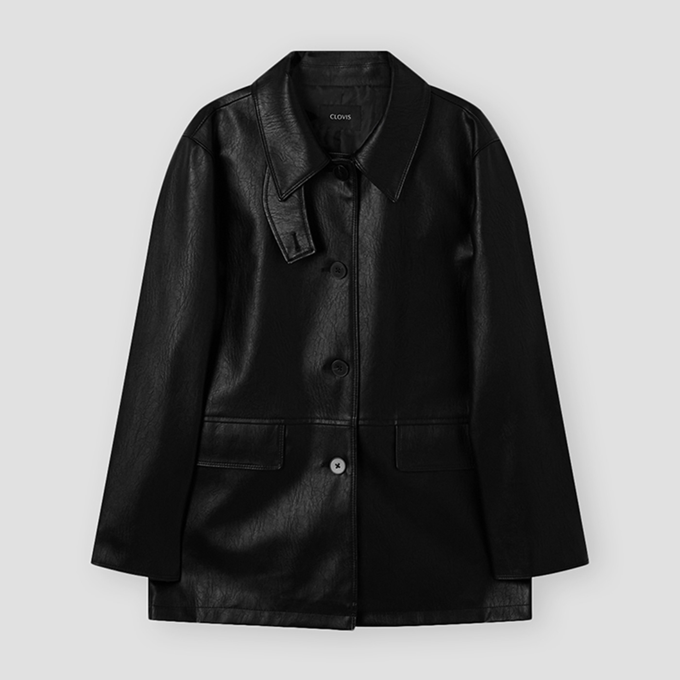 [클라비스] 미디 레더자켓_CVJLG1203M