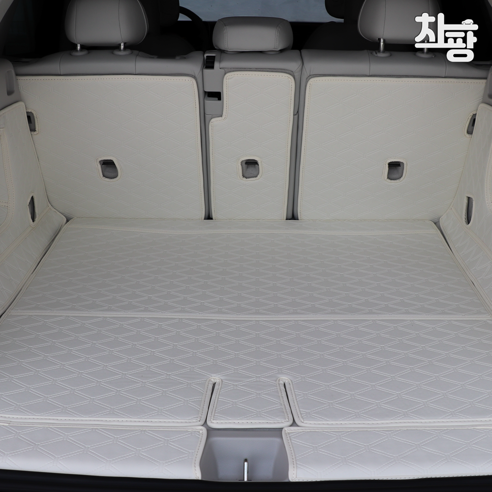 차팡 트렁크매트 쏘렌토 MQ4 SUV 차박매트 풀커버 6인승 페리호환 스피커무 도어LED무