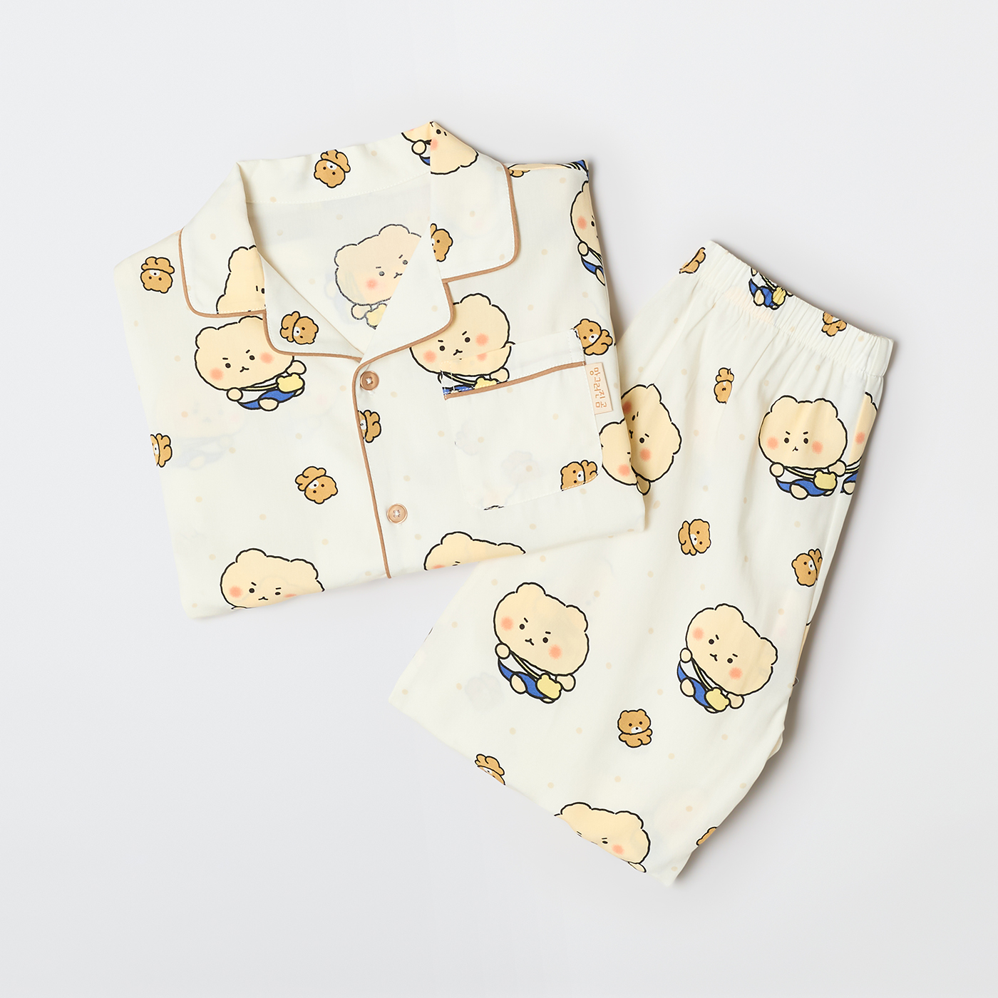 [당일출고][망그러진곰] 스파오키즈 망고미 긴팔 파자마 잠옷 SPPPG23KU2